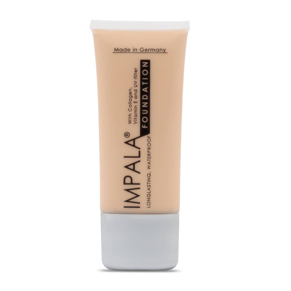Impala Long Lasting Waterproof Foundation με Κολλαγόνο, Βιταμίνη Ε και Φίλτρα UV No01