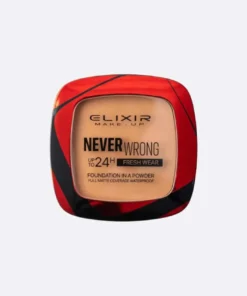 Elixir Never Wrong Foundation in a Powder 944C – Compact Πούδρα Foundation Full Coverage - Image 2