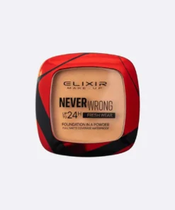 Elixir Never Wrong Foundation in a Powder 944D – Compact Πούδρα Foundation Full Coverage Ματ - Image 2